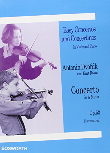 9781847729934: Antonin dvorak (arr. rokos): concerto in a minor for violin and piano op.53