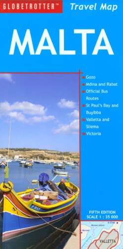 9781847730893: Malta (Globetrotter Travel Map)