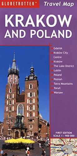 Krakow and Poland Travel Map (Globetrotter Travel Maps)