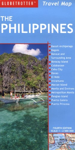 9781847733733: Philippines (Globetrotter Travel Map)