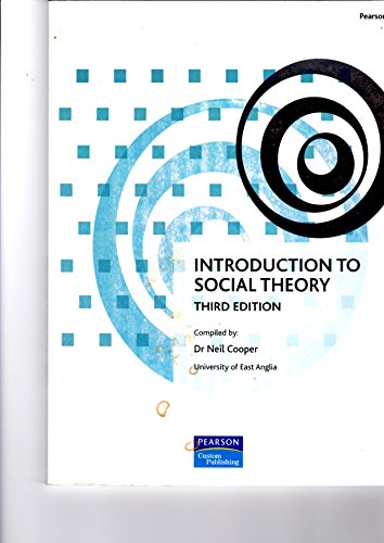 Beispielbild fr Introduction to Social Theory Third Edition zum Verkauf von AwesomeBooks