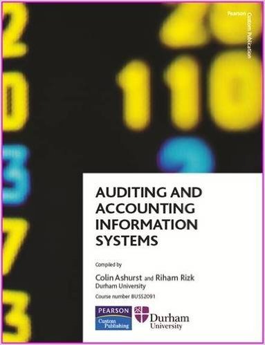 Audit and Accounting Custom Book (9781847763983) by Ashurst, Colin