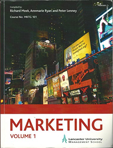 Marketing Volume 1 (9781847764379) by Meek, R