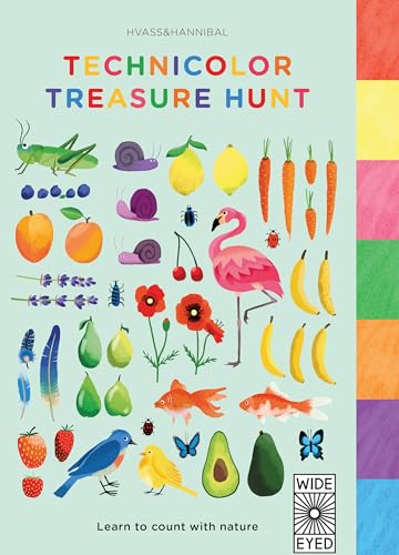 Imagen de archivo de Technicolor Treasure Hunt: Learn to count with nature a la venta por Orion Tech