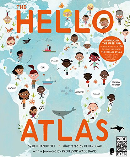 Stock image for The Hello Atlas: Download the free app to hear more than 100 different languages for sale by WorldofBooks