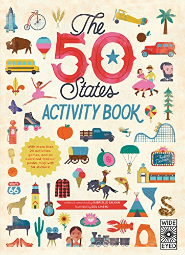 Beispielbild fr The 50 States: Activity Book: Maps of the 50 States of the USA: 2 zum Verkauf von WorldofBooks