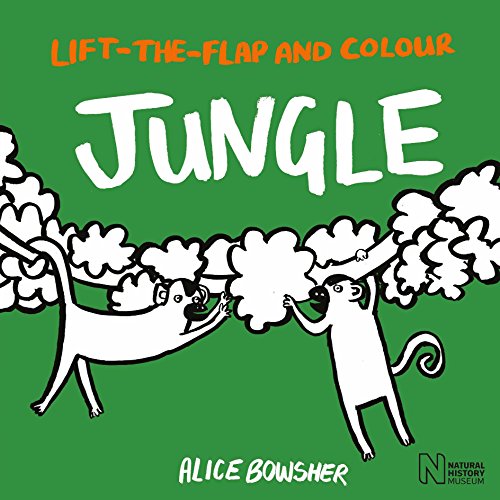 9781847809308: Colour Lift The Flaps. Colour. Jungle (Lift-the-flap and Colour)
