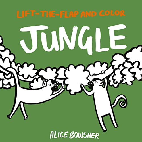 Imagen de archivo de Lift-the-flap and Color Jungle a la venta por SecondSale