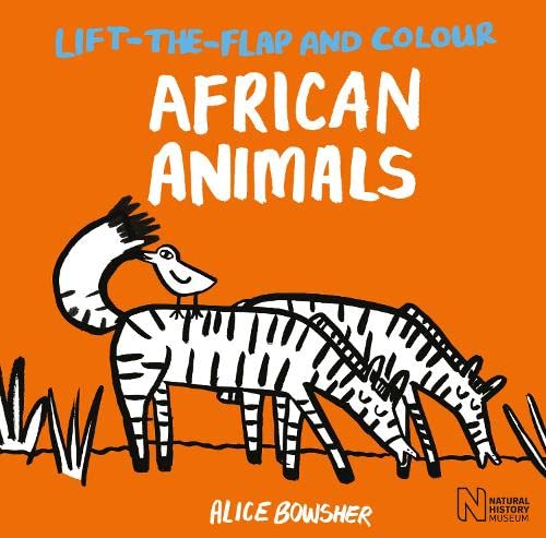 Stock image for Lift-the-flap and Colour African Animals for sale by WorldofBooks