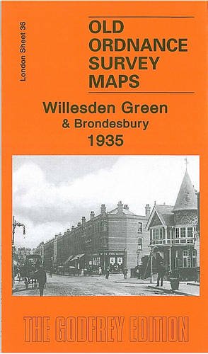 Stock image for Willesden Green and Brondesbury 1935: London Sheet 36.4 (Old Ordnance Survey Maps of London) for sale by WorldofBooks