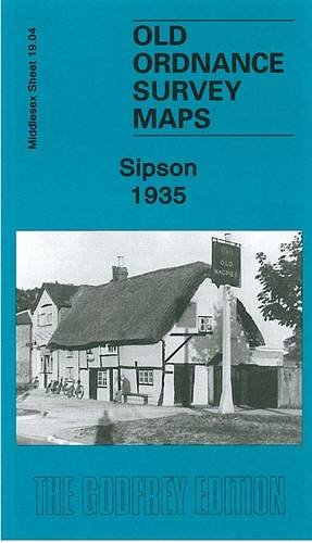 Old Ordnance Survey Maps Sipson 1935 London Sheet 19.04