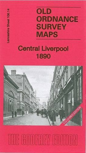 Stock image for Central Liverpool 1890 (Coloured Edition) for sale by Blackwell's