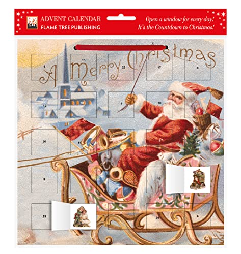 9781847867865: Santa's Sleigh advent calendar (with stickers)