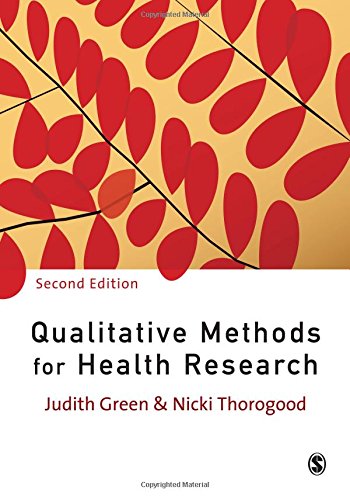 Imagen de archivo de Qualitative Methods for Health Research (Introducing Qualitative Methods series) a la venta por WorldofBooks