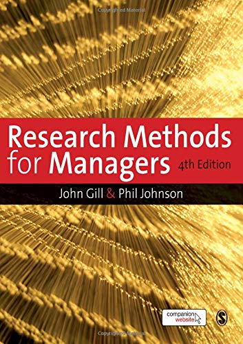 Beispielbild fr Research Methods for Managers zum Verkauf von Phatpocket Limited