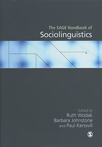 Beispielbild fr The SAGE Handbook of Sociolinguistics zum Verkauf von Books From California