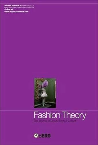 Imagen de archivo de Fashion Theory Volume 12 Issue 3: The Journal of Dress, Body and Culture a la venta por Powell's Bookstores Chicago, ABAA