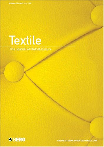 Stock image for Textile Volume 6 Issue 2: The Journal of Cloth & Culture for sale by Midtown Scholar Bookstore