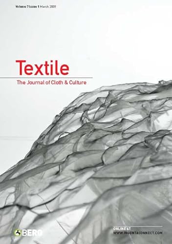 Stock image for Textile Volume 7 Issue 1: The Journal of Cloth & Culture for sale by Midtown Scholar Bookstore