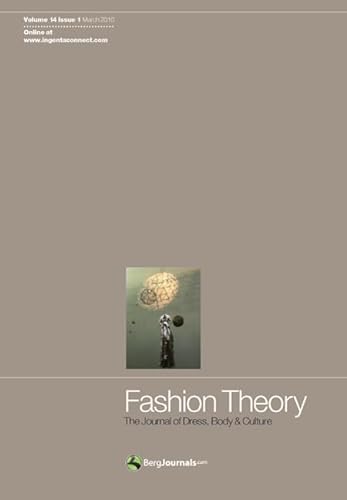 9781847885531: Fashion Theory Volume 14 Issue 1: The Journal of Dress, Body and Culture
