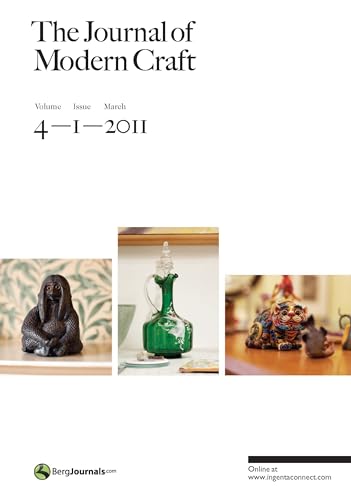 9781847888136: The Journal of Modern Craft Issue 1