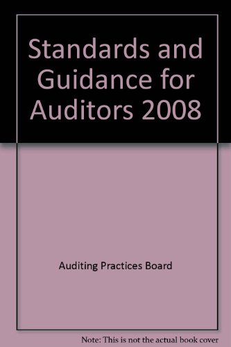 Imagen de archivo de Standards and Guidance for Auditors 2008 a la venta por Goldstone Books