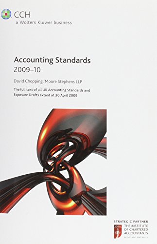 Beispielbild fr ACCOUNTING STANDARDS 2009-2010 zum Verkauf von WorldofBooks