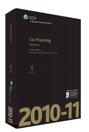 Beispielbild fr Tax Planning - Business 2010-2011 zum Verkauf von AwesomeBooks