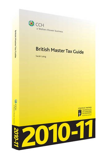 Stock image for British Master Tax Guide 2010-11 for sale by Phatpocket Limited