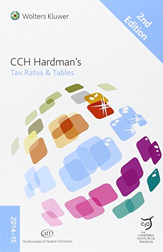 9781847989246: Hardman's Tax Rates & Tables