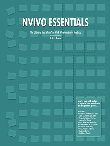 NVivo Essentials (9781847997258) by Edhlund, Bengt