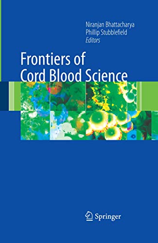 Stock image for Frontiers of Cord Blood Science for sale by Moe's Books