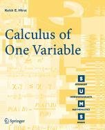 9781848008434: Calculus of One Variable