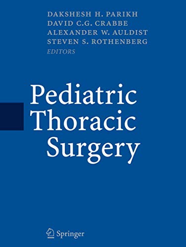 Imagen de archivo de Pediatric Thoracic Surgery a la venta por Better World Books Ltd
