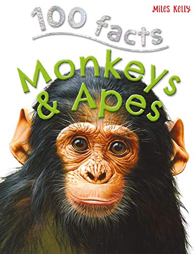 Imagen de archivo de 100 Facts Monkeys & Apes- Primates, Chimps, Educational Projects, Fun Activities, Quizzes and More! a la venta por Gulf Coast Books
