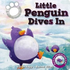 Beispielbild fr Little Penguin Dives in (Flockboard) zum Verkauf von WorldofBooks