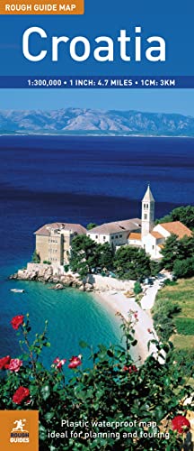 9781848365438: Rough Guide Map Croatia [Lingua Inglese]