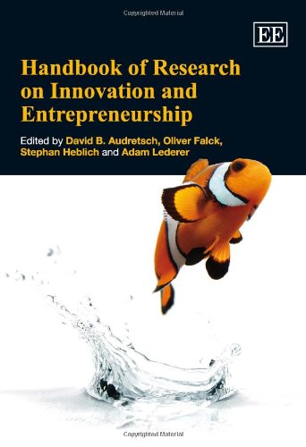Beispielbild fr Handbook of Research on Innovation and Entrepreneurship (Research Handbooks in Business and Management series) (Elgar Original Reference) zum Verkauf von Books From California