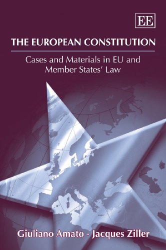 Beispielbild fr The European Constitution : Cases and Materials in Eu and Member State's Law zum Verkauf von Better World Books