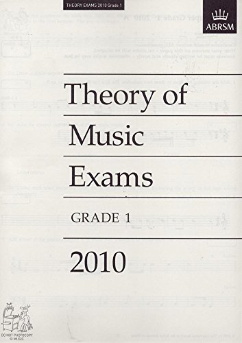 Beispielbild fr Theory of Music Exams 2010, Grade 1 (Theory of Music Exam papers (ABRSM)) zum Verkauf von WorldofBooks