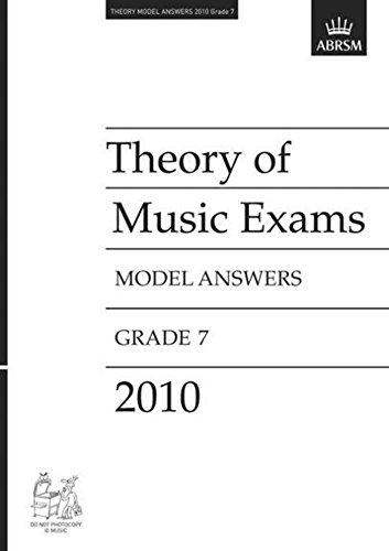 9781848492950: Theory of Music Exams 2010 Model Answers, Grade 2 (Theory of Music Exam papers & answers (ABRSM))