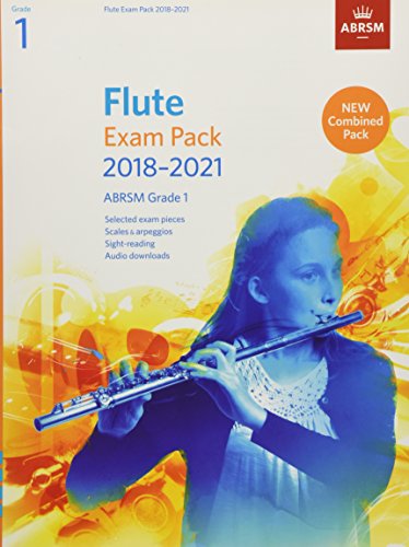Stock image for Flute Exam Pack 2018-2021, ABRSM Grade 1: Selected from the 2018-2021 syllabus. Score & Part, Audio Downloads, Scales & Sight-Reading (ABRSM Exam Pieces) for sale by WorldofBooks