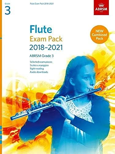 Beispielbild fr Flute Exam Pack 2018-2021, ABRSM Grade 3: Selected from the 2018-2021 syllabus. Score & Part, Audio Downloads, Scales & Sight-Reading (ABRSM Exam Pieces) zum Verkauf von WorldofBooks