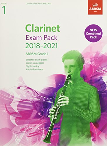 Stock image for Clarinet Exam Pack 2018-2021, ABRSM Grade 1: Selected from the 2018-2021 syllabus. Score & Part, Audio Downloads, Scales & Sight-Reading (ABRSM Exam Pieces) for sale by WorldofBooks