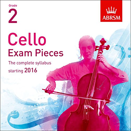 9781848498525: Cello Exam Pieces 2016 CD, ABRSM Grade 2: The complete syllabus starting 2016