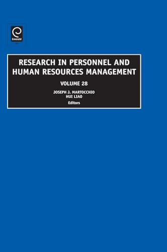 Beispielbild fr Research in Personnel and Human Resources Management zum Verkauf von Blackwell's