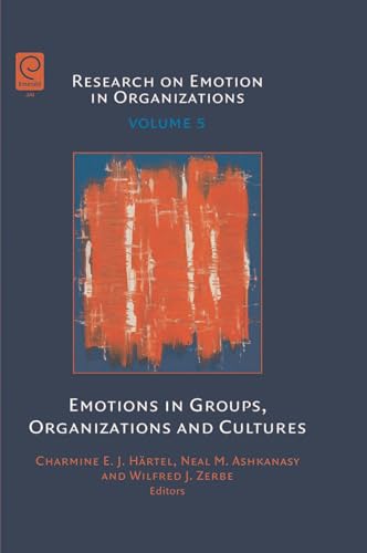 Stock image for Emotions in Groups, Organizations and Cultures (Research on Emotion in Organizations) for sale by HPB-Red