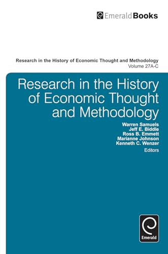 9781848556621: Research in the History of Economic Thought and Methodology (Part A, B & C): 27 (Research in the History of Economic Thought and Methodology, 27)