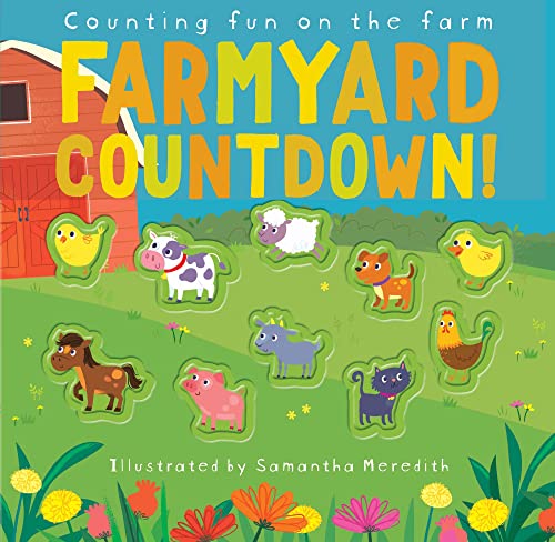 Stock image for Farmyard Countdown! : Counting fun on the farm for sale by WorldofBooks