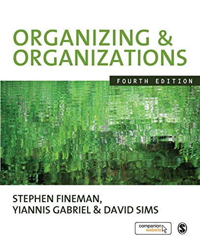 Stock image for Organizing & Organizations, Fourth Edition for sale by Goldstone Books
